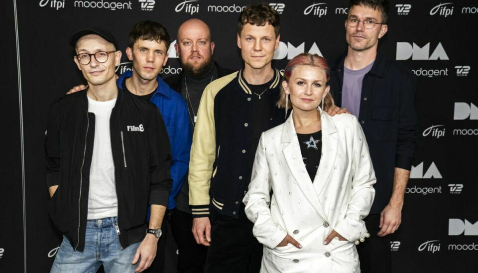 Alphabeat ved Danish Music Awards i Royal Arena lørdag den 28. november 2020. (Foto: Martin Sylvest)