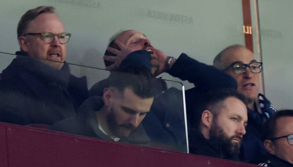 Celtic har netop udlignet udlignet til 2-2 og det ærgrer tydeligvis prins William.