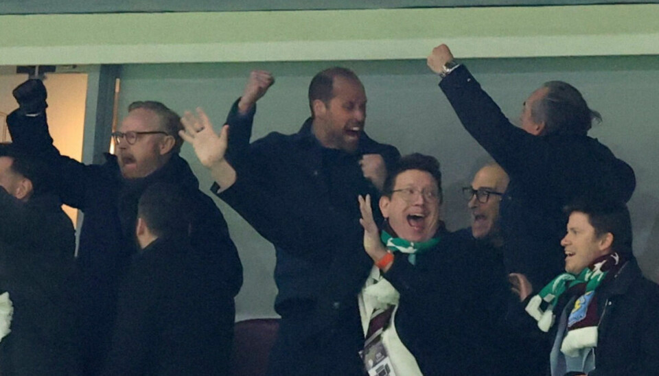 Jubel på lægterne efter Aston Villas 4-2 sejr i onsdagens kamp mod skotske Celtic.