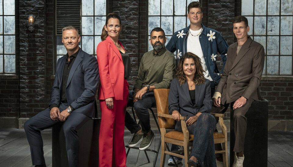 Investorerne i tiende sæson af 'Løvens hule': Morten Larsen, Louise Herping Ellegaard, Tahir Siddique, Anne Stampe, Rasmus Kolbe og Nikolaj Nyholm.