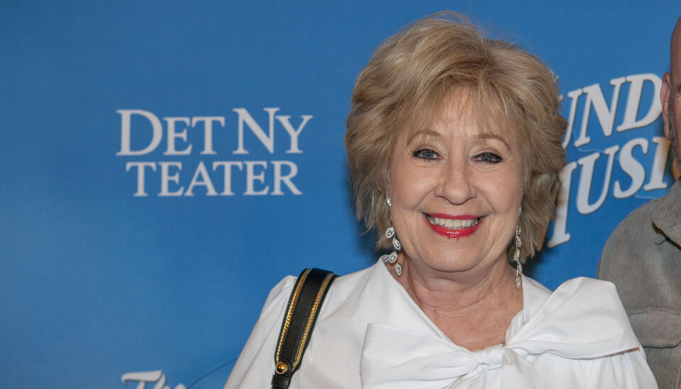 Birthe Kjær ved premieren i Det Ny Teater for nylig.