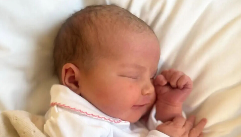 Ines - den lille nyfødte prinsesse.