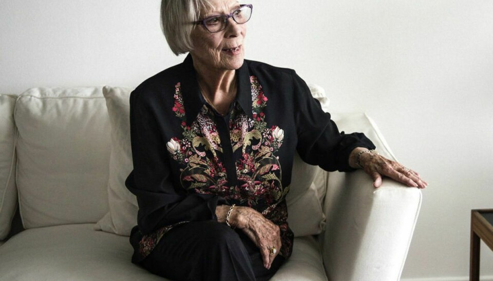 Lily Weiding er gået bort. Hun blev 96 år gammel. Foto: Malene Anthony Nielsen/Ritzau Scanpix