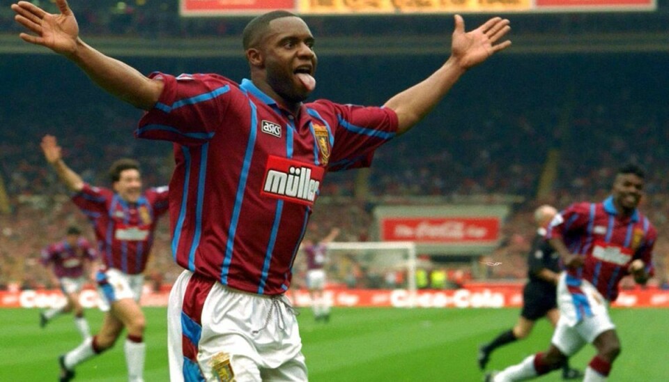 Dalian Atkinson havde fin succes i Aston Villa, hvor han scorede 25 mål i fire sæsoner.Foto: Action Images/Reuters/Ritzau Scanpix