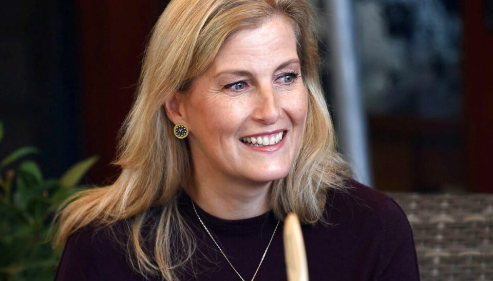 Grevinde Sophie er gift med prins Edward og således svigerdatter til dronning Elizabeth. Foto: Scanpix/Stuart C. Wilson/Pool via REUTERS Grevinde Sophie er gift med prins Edward og således svigerdatter til dronning Elizabeth. Foto: Scanpix/Stuart C. Wilson/Pool via REUTERS