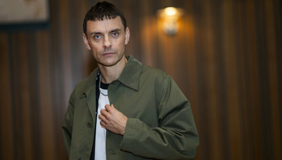 Simon Kvamm, der fylder 50 den 18. februar, ses her i forbindelse med et pressemøde sammen med de andre dommere forud for den nye 'X Factor'-sæson.