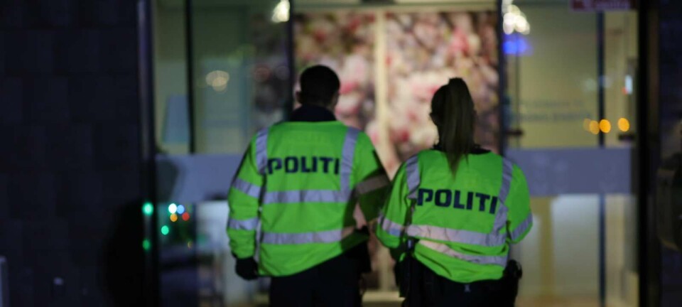 Lige nu: Betjente massivt til stede