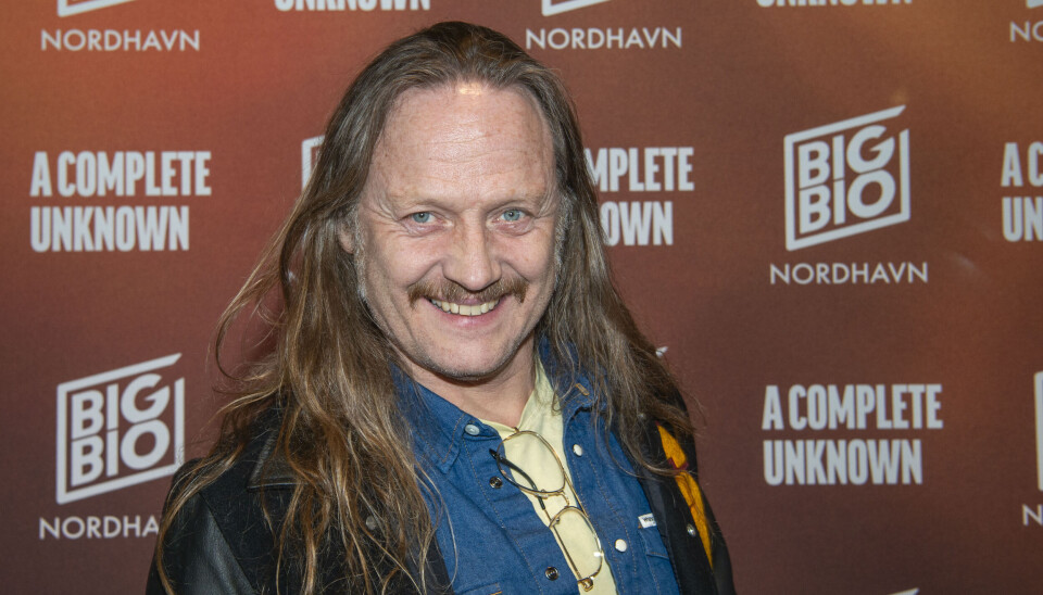 Jesper Binzer har tillagt sig en moustache her i det nye år.