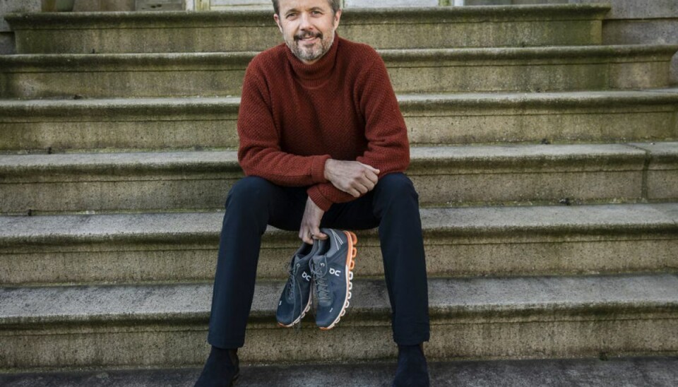 Kronprins Frederik er idémand bag Royal Run og har deltaget flere gange, men nu er løbet altså ramt af en aflysning. Foto: Kongehuset/Ritzau Scanpix