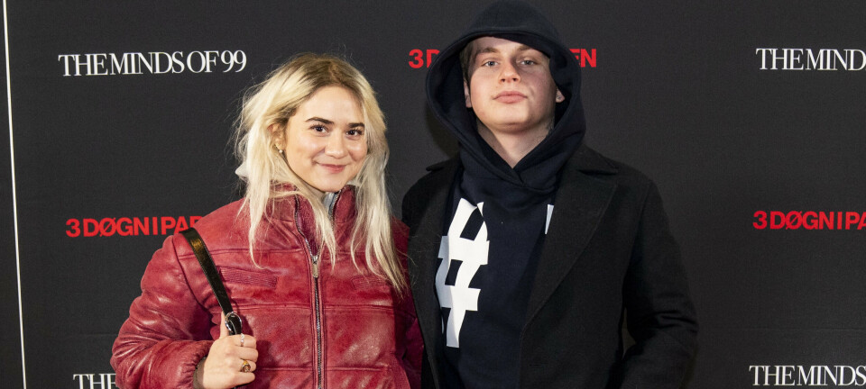 Stjerneskud viser kæresten frem