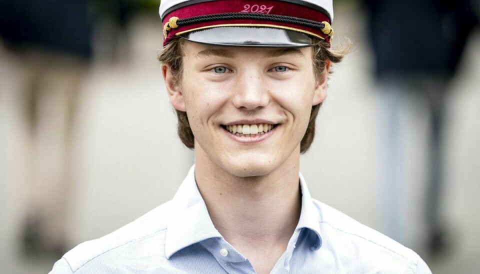 Prins Felix har haft en begivenhedsrig sommer. Han er både blevet student og har fået en kæreste. Foto: Scanpix.