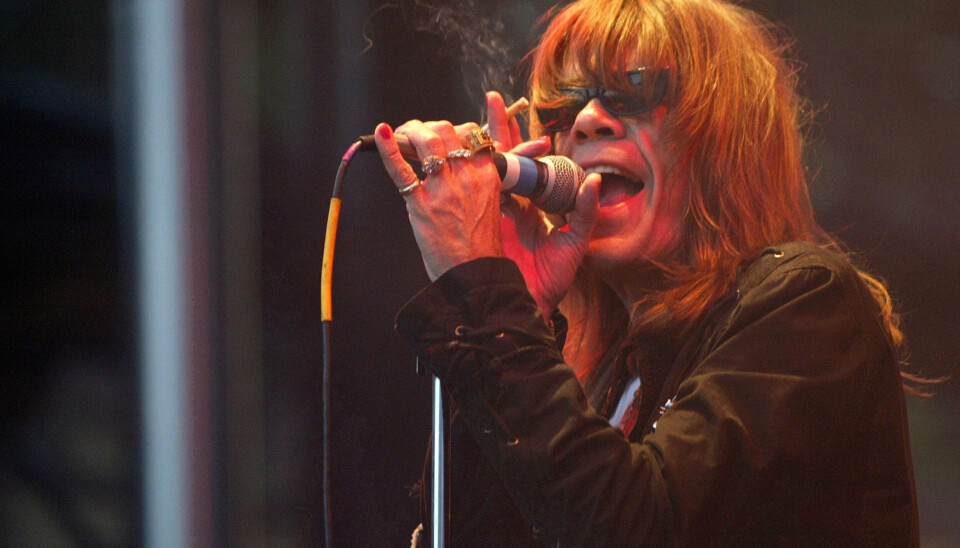 David Johansen var forsanger i punkbandet New York Dolls. Fredag er han død i en alder af 75 år efter en kræftsygdom. (Arkivfoto).