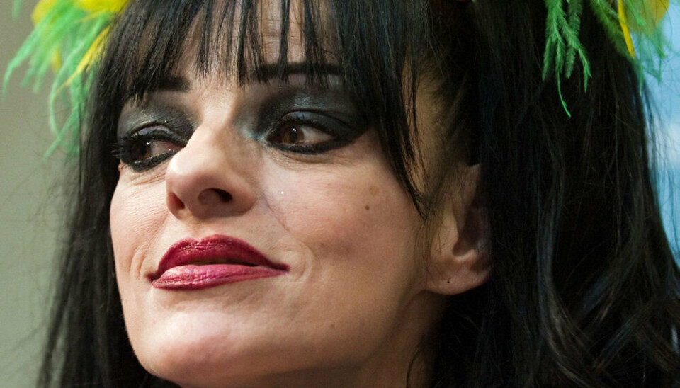 Nina Hagen fotograferet ved et interview i forbindelse med hendes selvbiografi 'Bekenntnisse' i 2010.