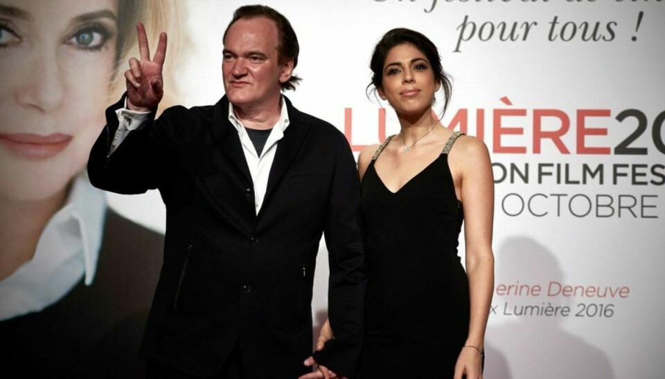 Quentin Tarantino og Daniela Pick er blevet gift. KLIK for flere billeder. Foto: JEAN-PHILIPPE KSIAZEK/Scanpix.