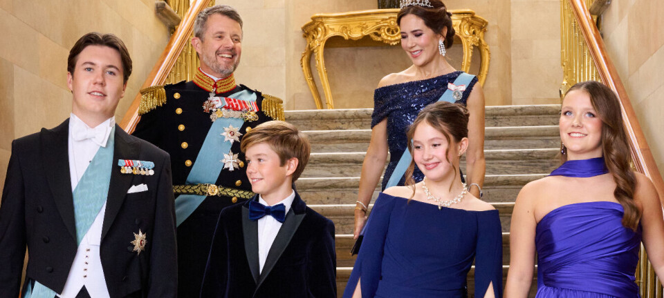 Kun Frederik og Mary er nævnt