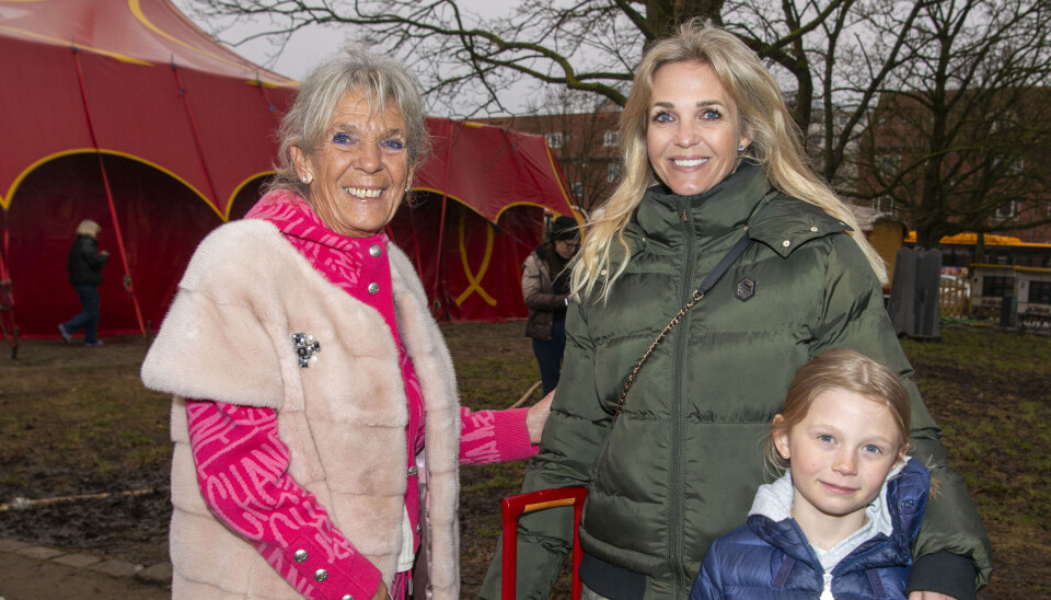 Tina Lund, hendes mor Mai-Britt og datteren Lily