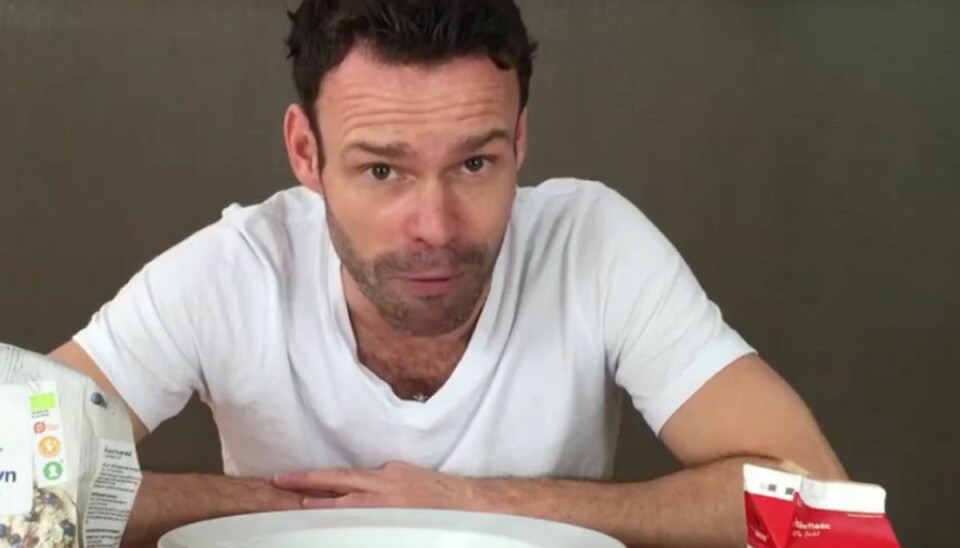 Se videoen: Mick Øgendahl giver slanke-tips Mick Øgendahl giver sit bedste “slanke-tip”. Foto: Facebook