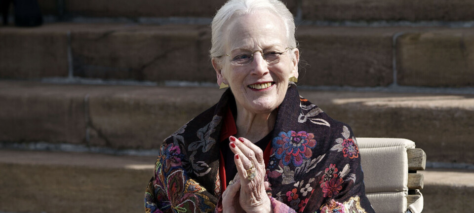 Margrethe på besøg i fortiden