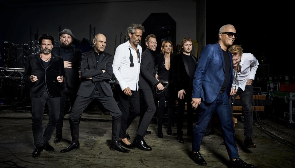 Claes Antonsen med medlemmerne af 'The Antonelli Orchestra'.