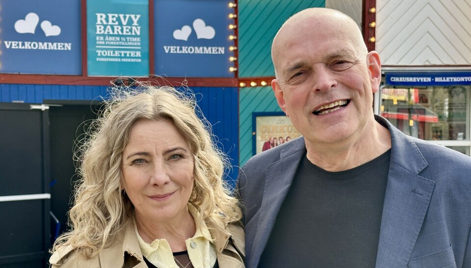 Skuespillerparret Joy-Maria Frederiksen og Niels Olsen