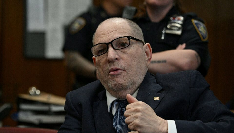 Filmproducenten Harvey Weinstein i retten onsdag på Manhattan i New York.