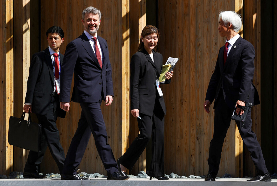 Frederik ses her under torsdagens besøg ved EXPO 2025 i Osaka