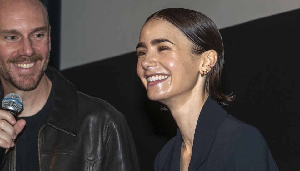 Lily Collins og Charlie McDowell præsenterede publikum for deres nye film i Grand Teatret.