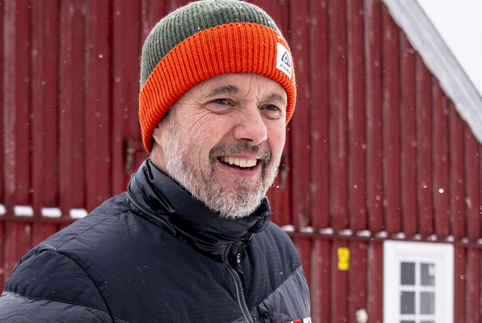 Kong Frederiks ses her under sin nu overstående besøg i Grønland