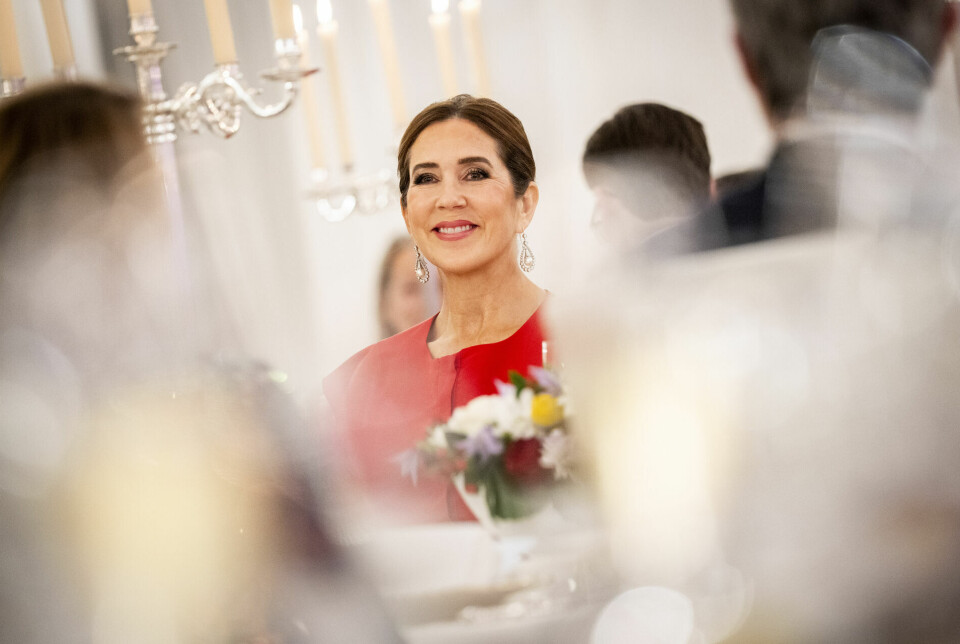 Her var Mary til officiel middag på Schloss Bellevue i Berlin, Tyskland i oktober.