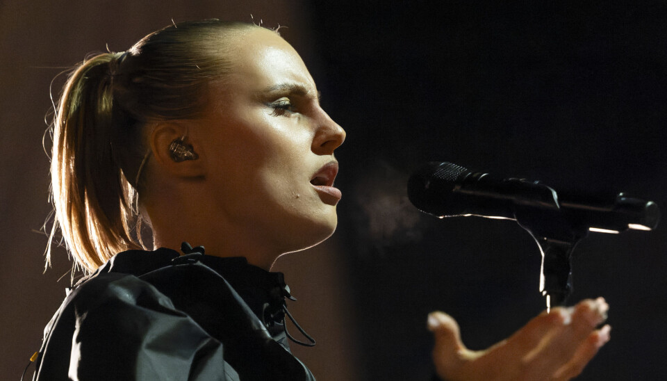 Saint Clara på plænen i Tivoli under årets første Fredagrock koncert fredag den 25. april 2025.