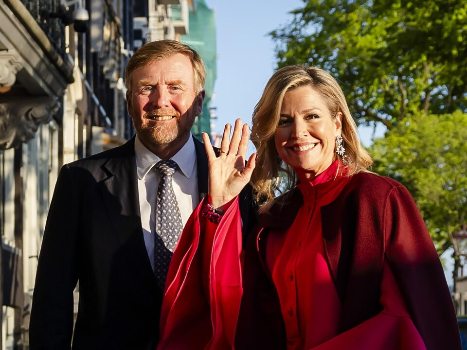 Det hollandske kongepar, kong Willem-Alexander og dronning Maxima