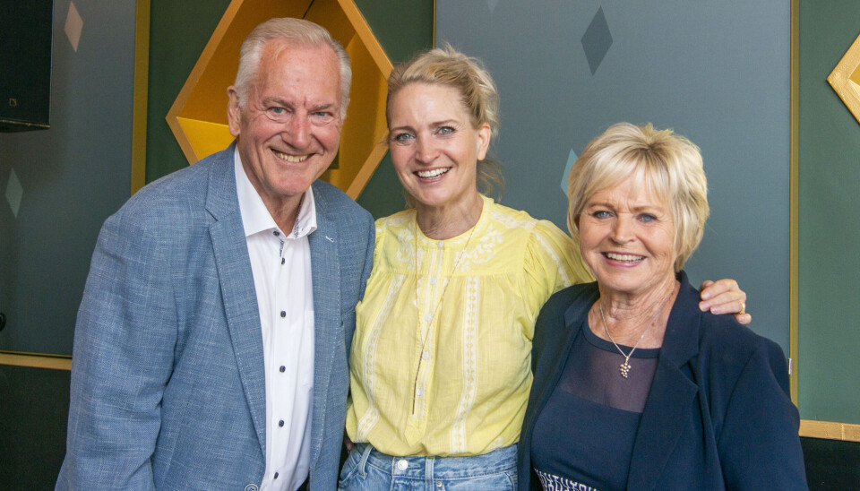 Keld og Hilda med datteren Annette Heick.