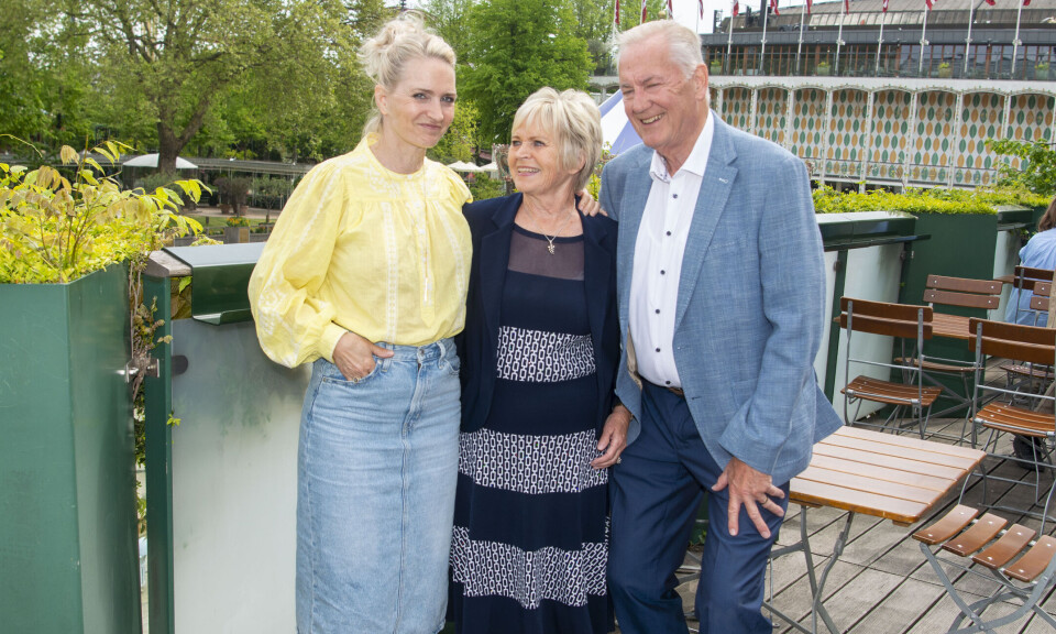 Keld og Hilda med datteren Annette Heick