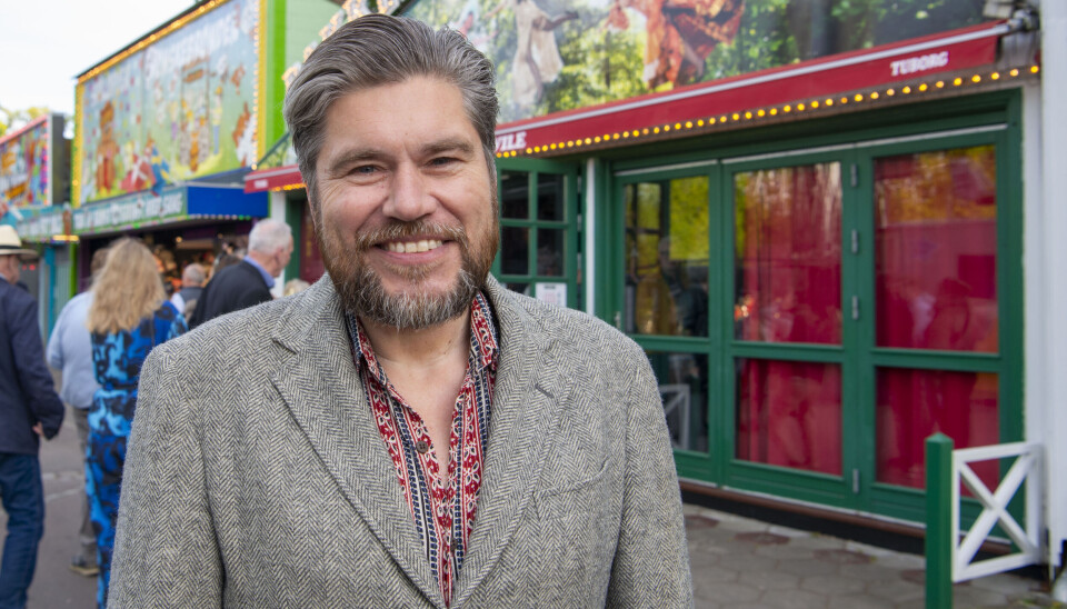 Rasmus Bjerg i en ny og slankere forfatning.