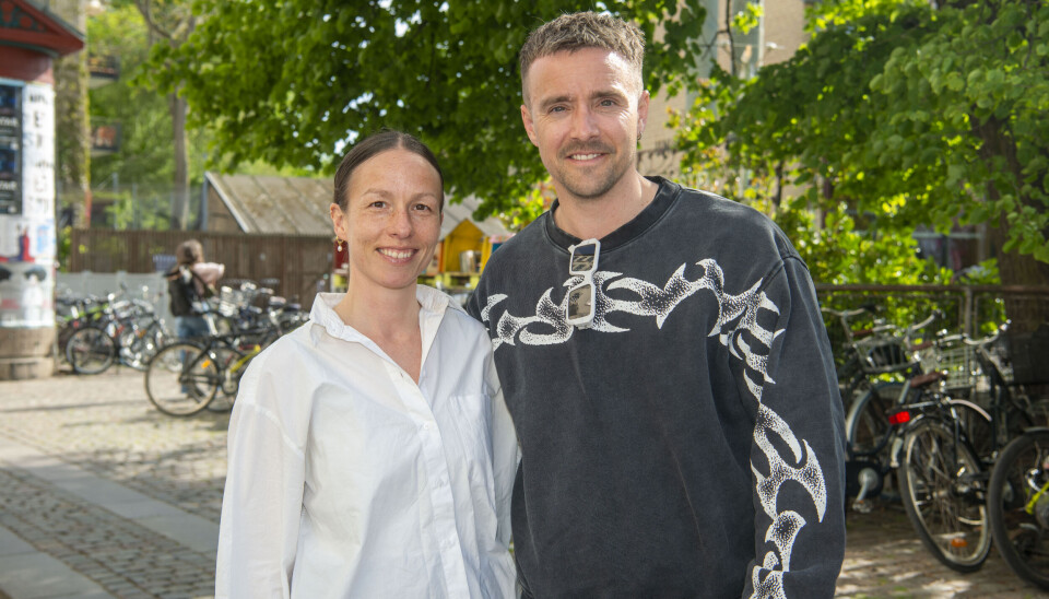 Hjemme igen i god behold. Martin Johannes Larsen og hustruen Sara-Lisa Schuster-Rossel.