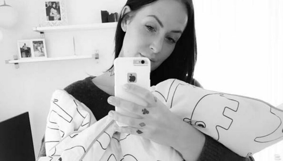 Årh hvor sødt: Geggo deler skønt billede af Alba Geggo er en stolt mor. Foto: Instagram.