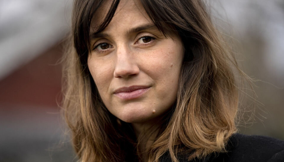 Skuespiller Danica Curcic i sit hjem i København.