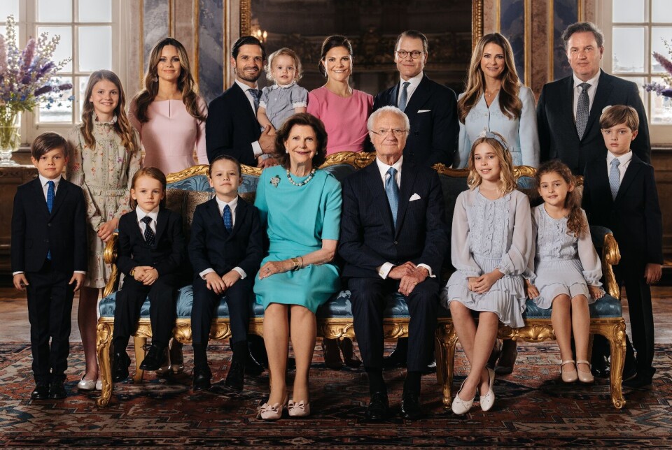 Den svenske kongefamilie