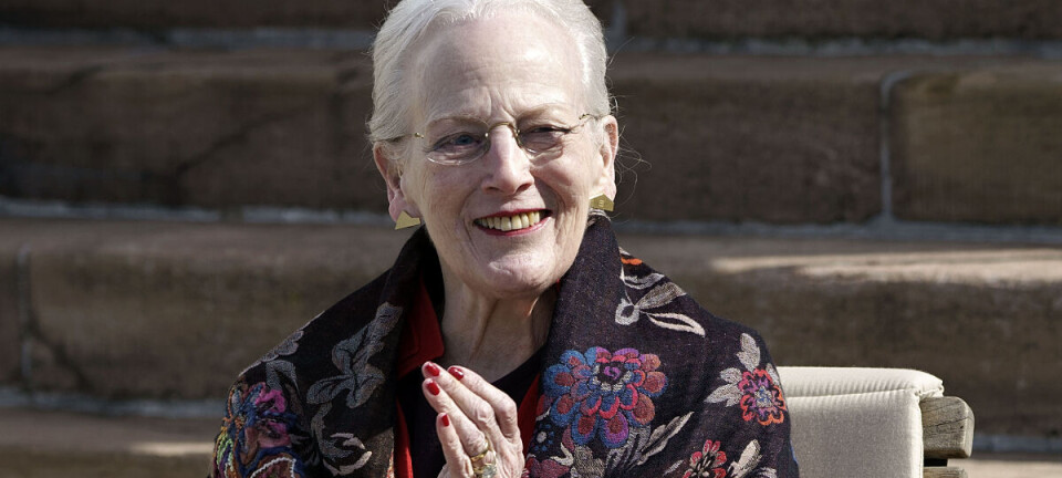 Margrethe på hemmeligt besøg