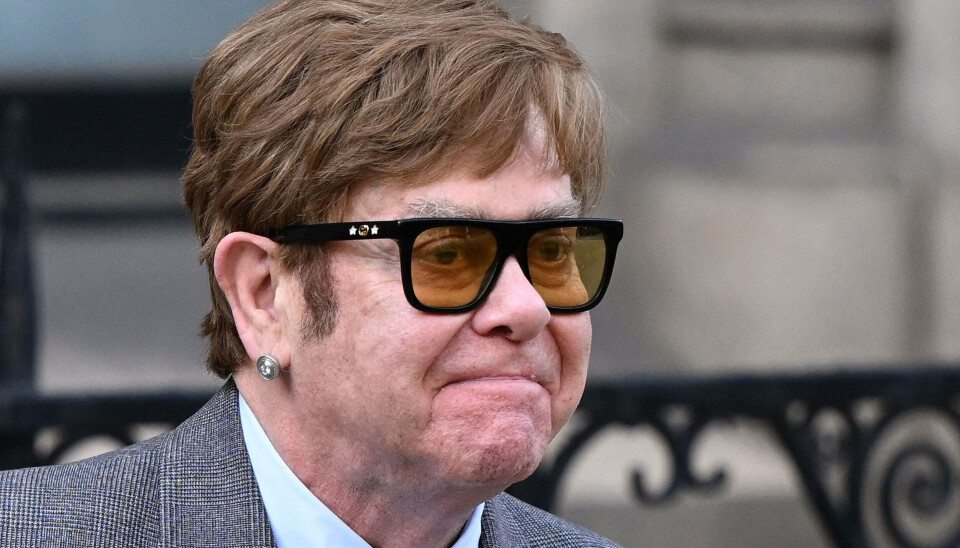78-årige Elton John er blandt de musikalske navne, der lørdag skal underholde på Fyn. (Arkivfoto).