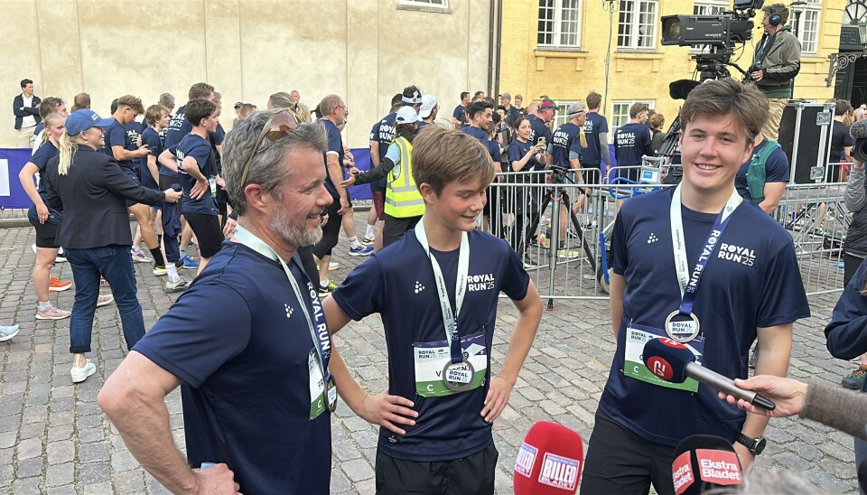Kong Frederik, Prins Vincent og Kronprins Christian