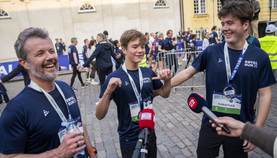 Vincent forklarer her sin far og storebror, hvem der er familiens bedste løber.