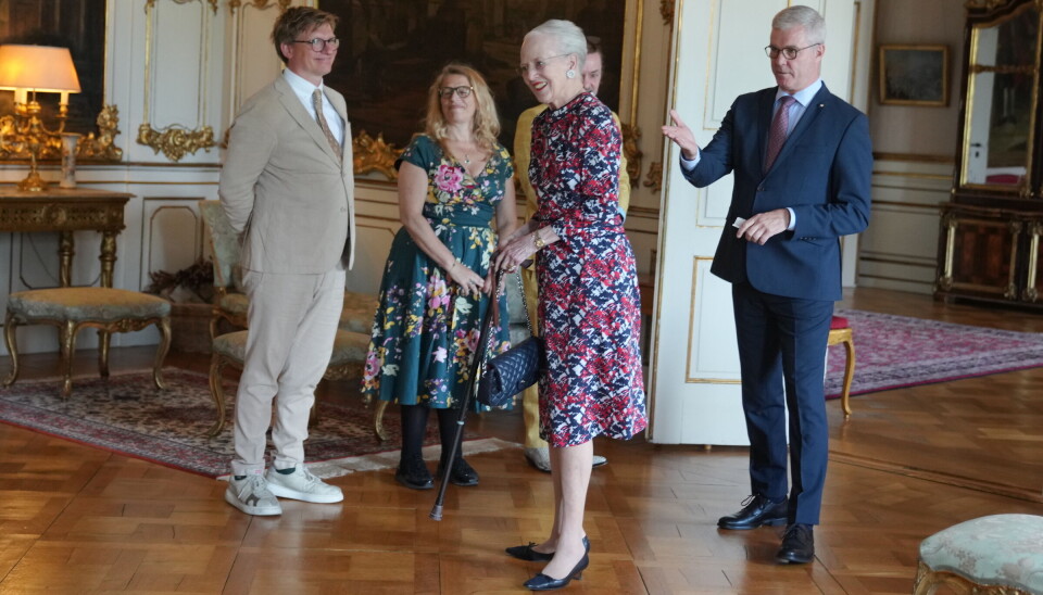 Først kom dronning Margrethe...