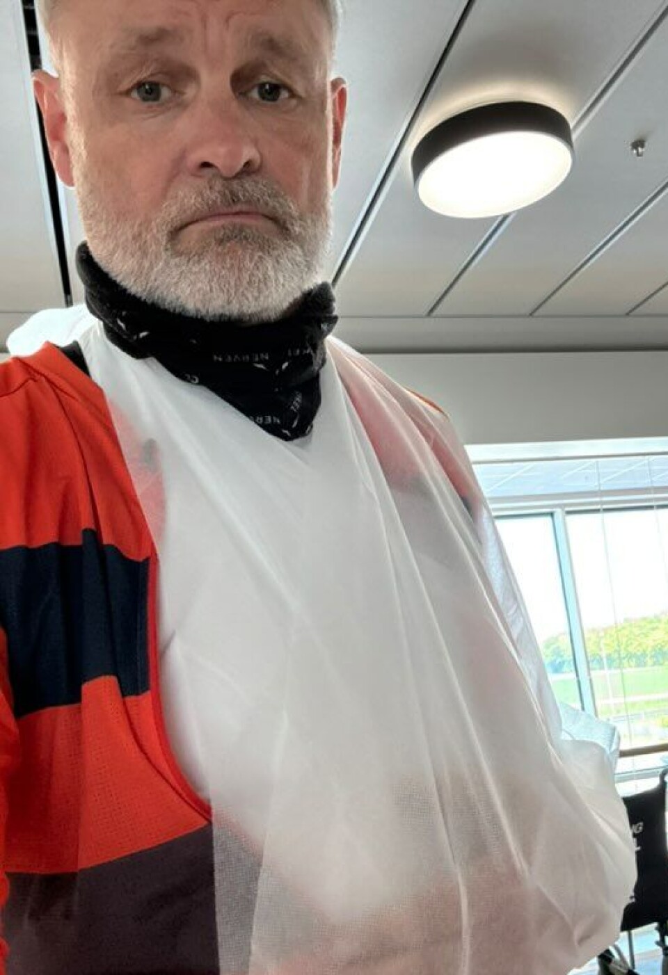 Claus Elming på hospitalet .