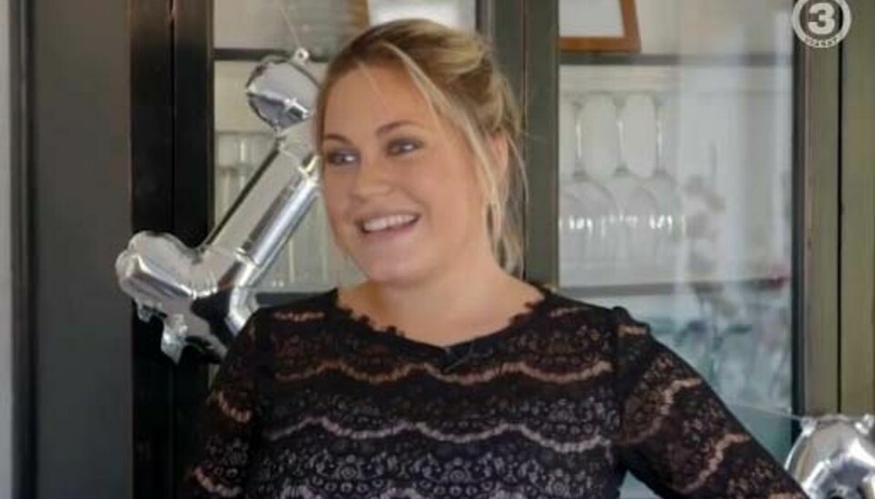 Amalie afslører datterens navn Nu afslører Amalie navnet på sin ufødte datter. Foto: Tv3.