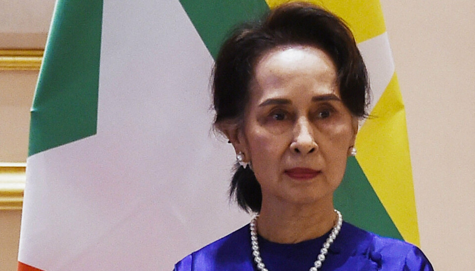 Aung San Suu Kyi er her fotograferet i 2020. Hun var Myanmars regeringsleder, men året efter blev hun afsat af militærjuntaen og blev idømt fængselsstraffe på tilsammen 27 år. Den 19. juni fylder hun 80.