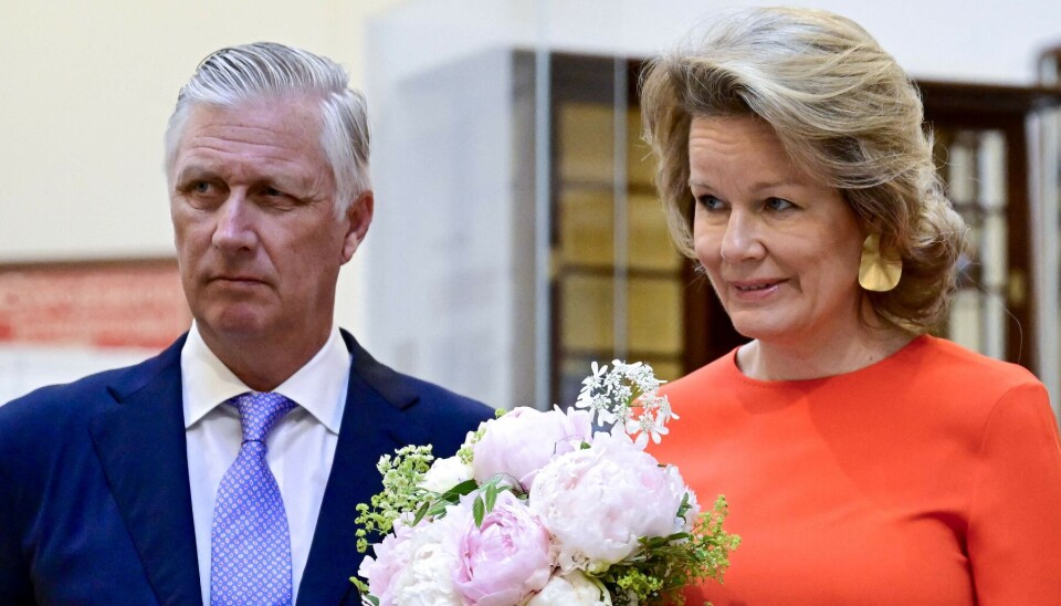 Det belgiske kongepar, kong Philippe og dronning Mathilde.