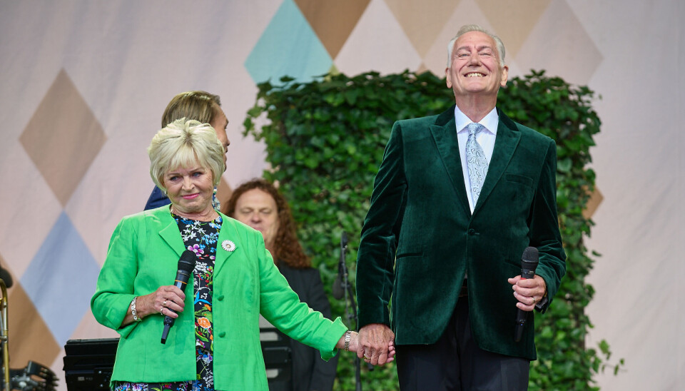 Keld og Hilda sagde farvel på 'Plænen' i Tivoli.