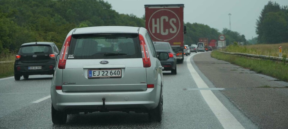 Motorvej helt spærret