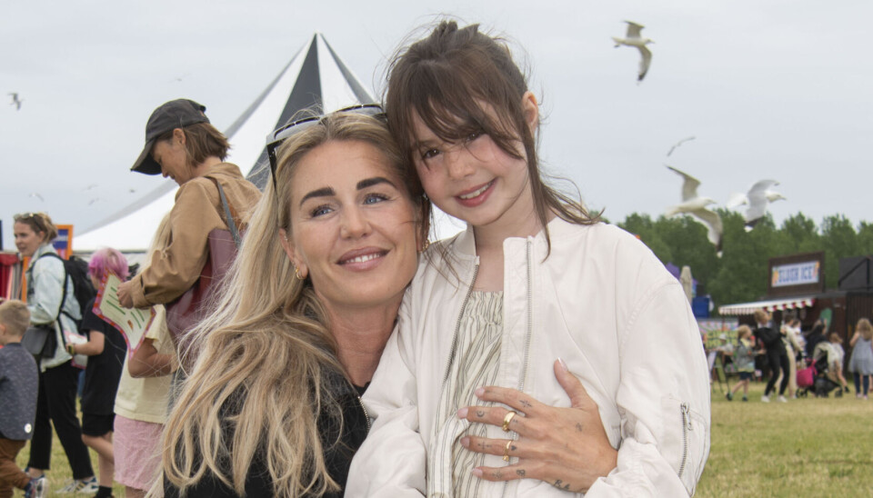 Jeanette Ottesen med datteren Billie-Mai